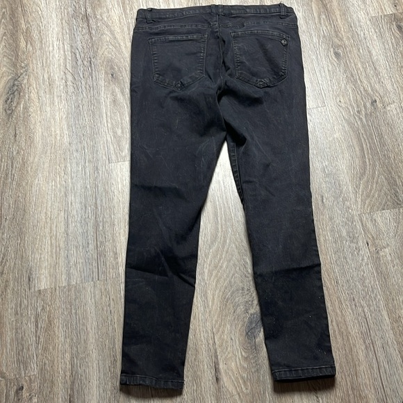 Democracy “AbTechnology” Black Skinny Jeans 12 Petite - Picture 3 of 11